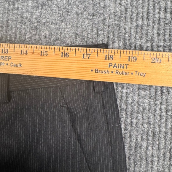 Vintage Hart Schaffner Marx 42R Suit Viracle Pinstripe Wool Gray 2-Piece USA - Picture 16 of 16